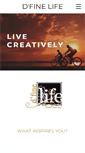 Mobile Screenshot of dfinelife.com