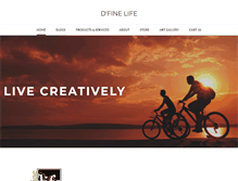 Tablet Screenshot of dfinelife.com